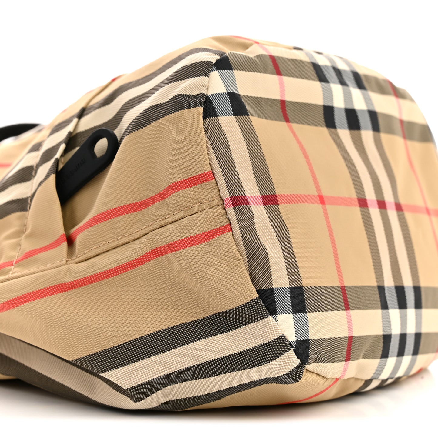 Econyl Icon Stripe Phoebe Drawcord Pouch Archive Beige