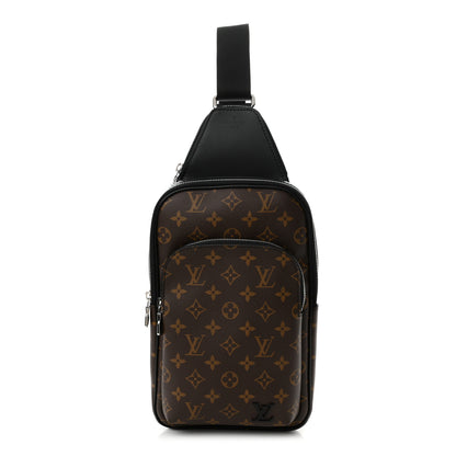 Louis Vuitton Monogram Macassar Avenue Sling Bag 1 of 11