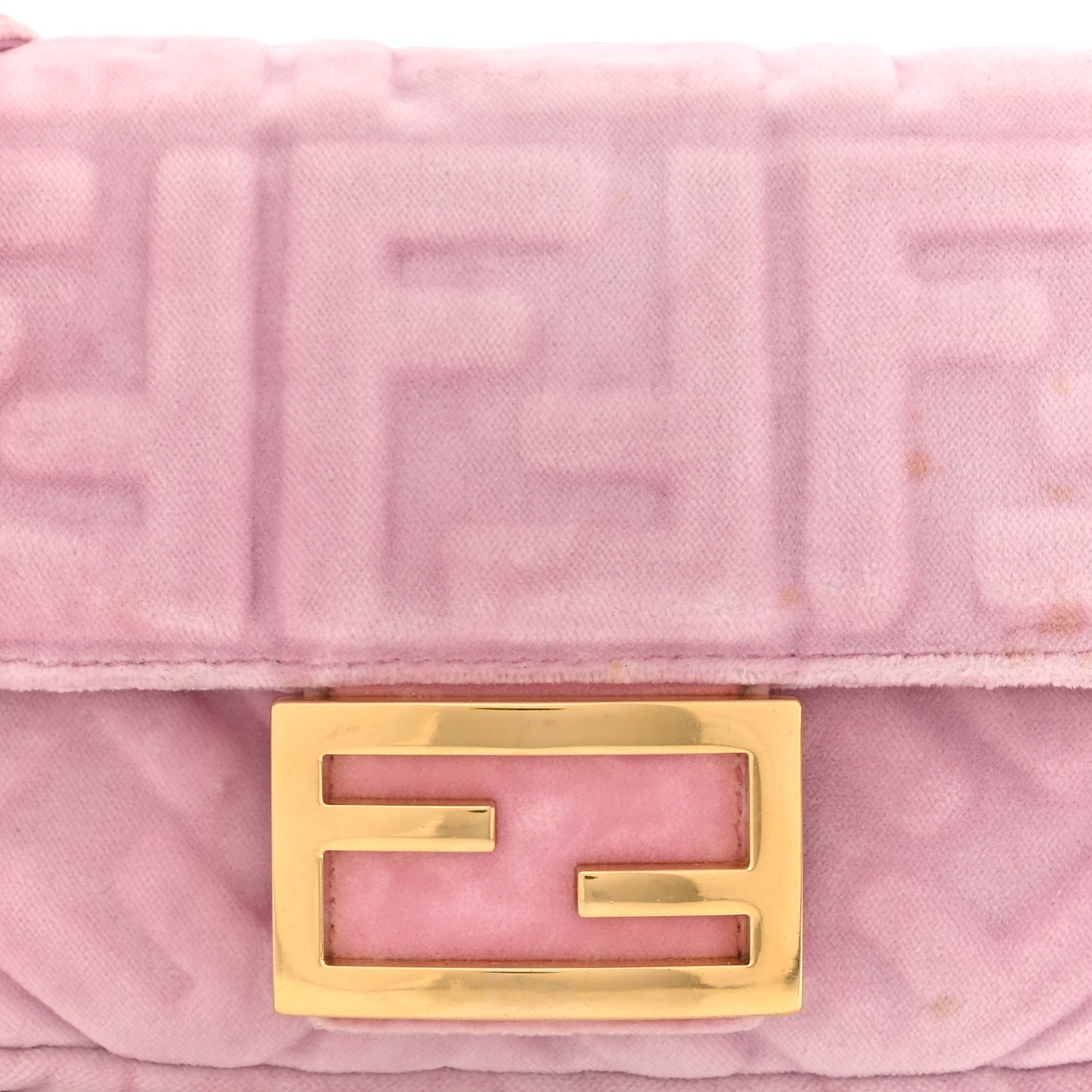 Velvet FF Embossed Mini Baguette Rosa Confetti