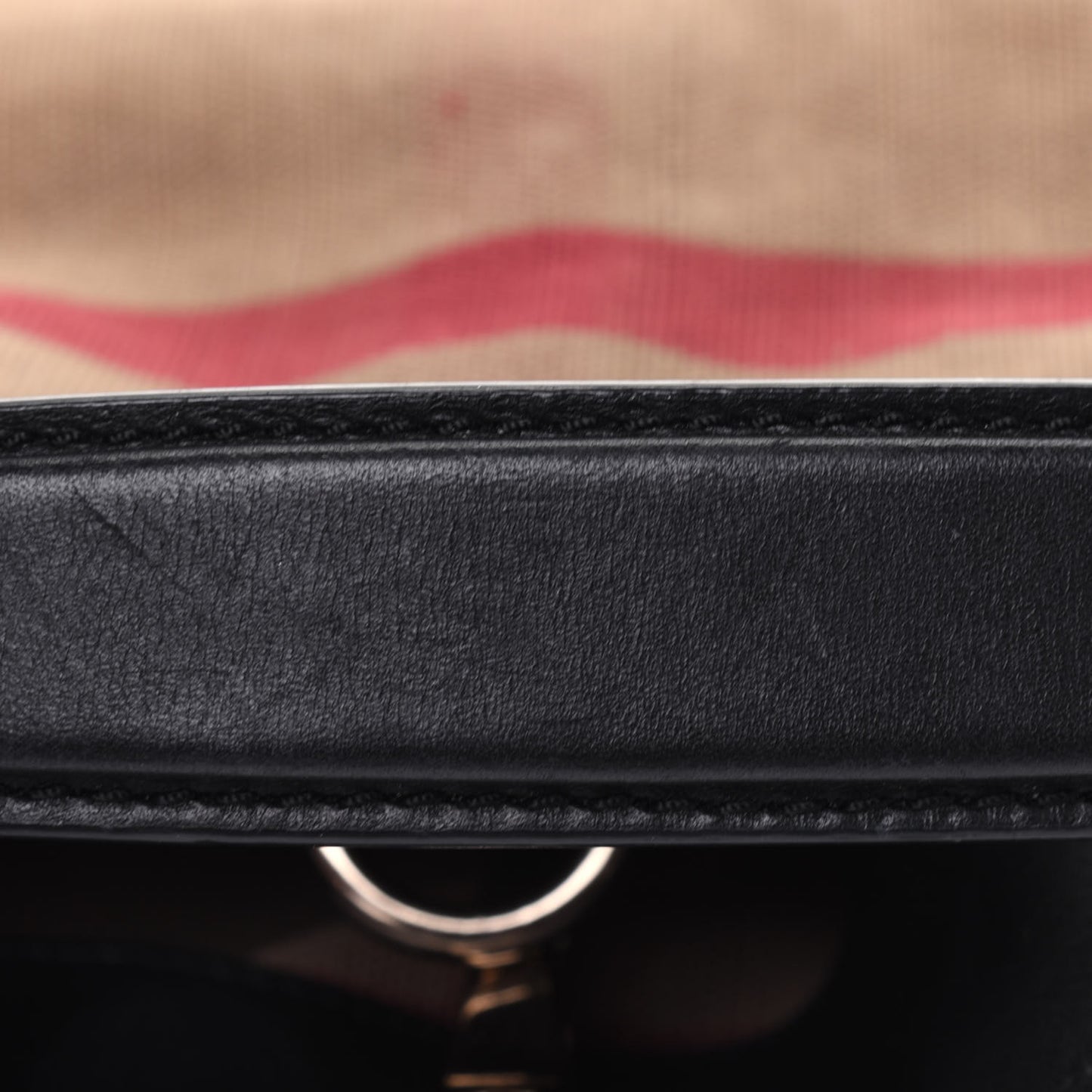 Canvas Mega Check Medium Ashby Hobo Black