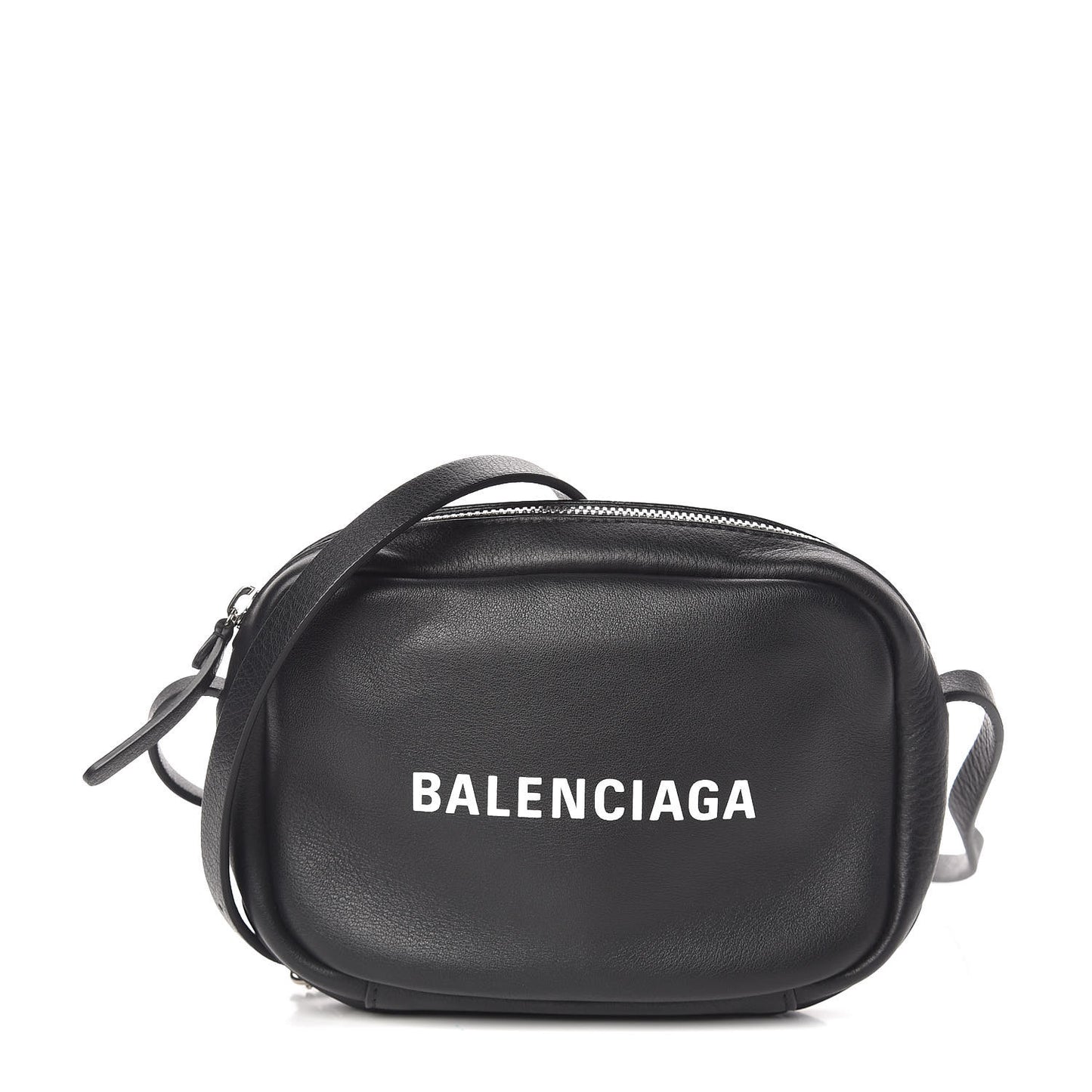 Calfskin Logo XS Everyday Camera Bag Black