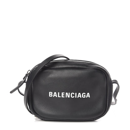 Balenciaga Calfskin Logo XS Everyday Camera Bag Black 1 of 10