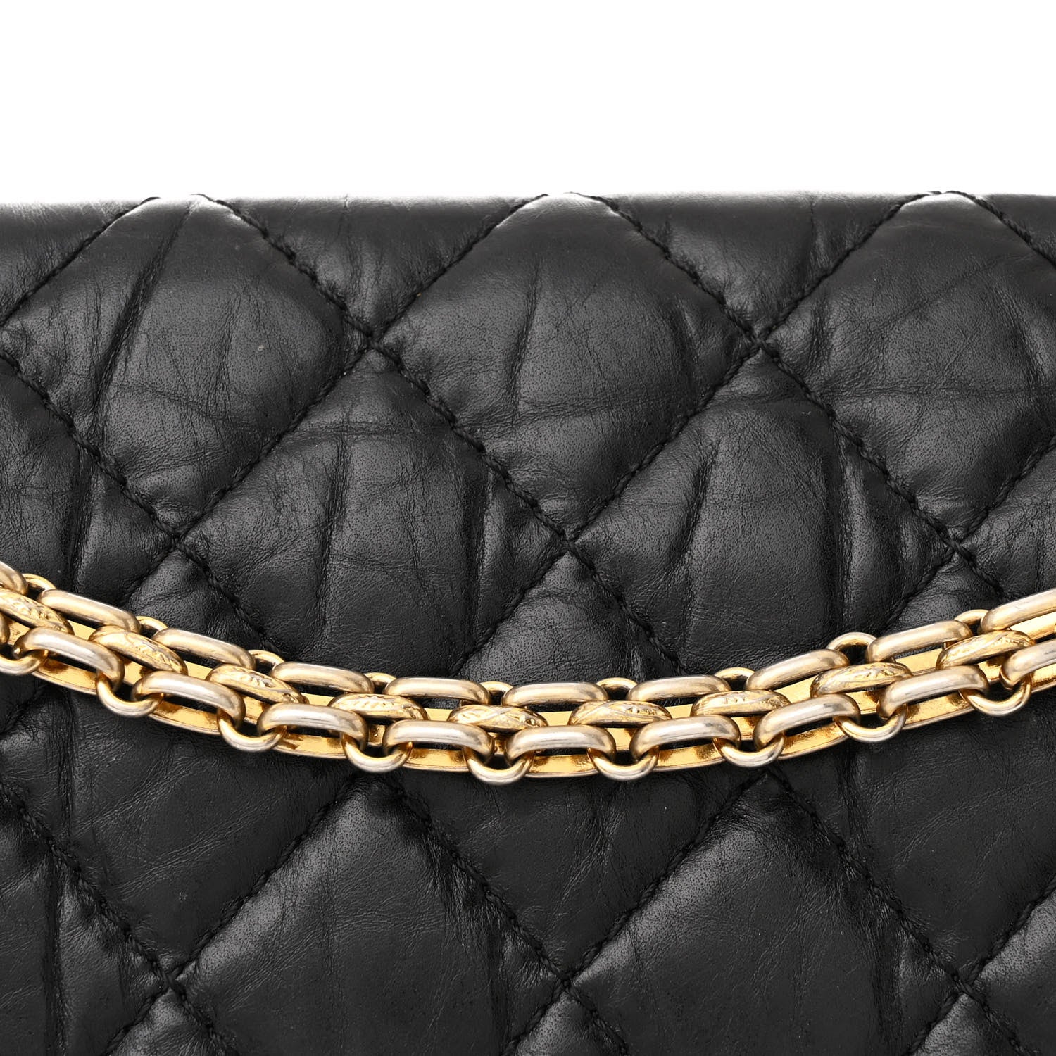 Chanel Aged Calfskin Quilted 2.55 Reissue 226 Flap Black 8 of 13