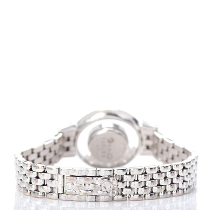 Chopard 18K White Gold Diamond Pave Bezel 24mm Happy Diamonds Icons Bow Tie Quartz Watch 3 of 4