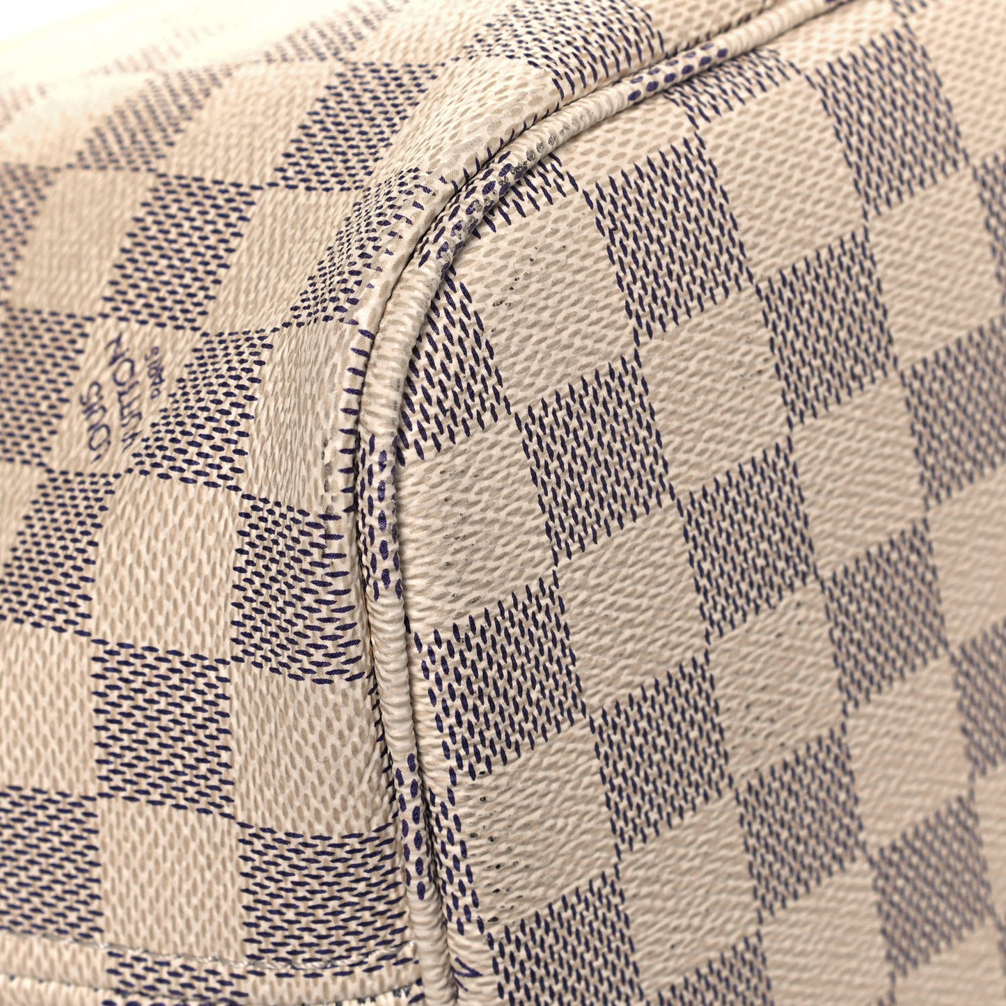 Damier Azur Neo Neverfull MM Rose Ballerine