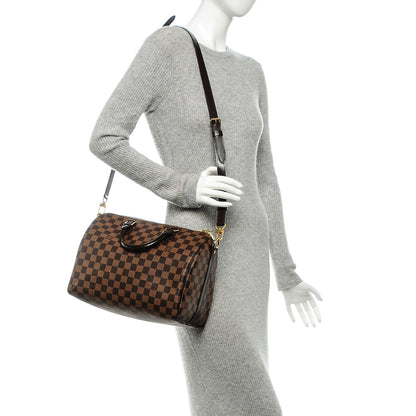 Louis Vuitton Damier Ebene Speedy Bandouliere 30 2 of 6