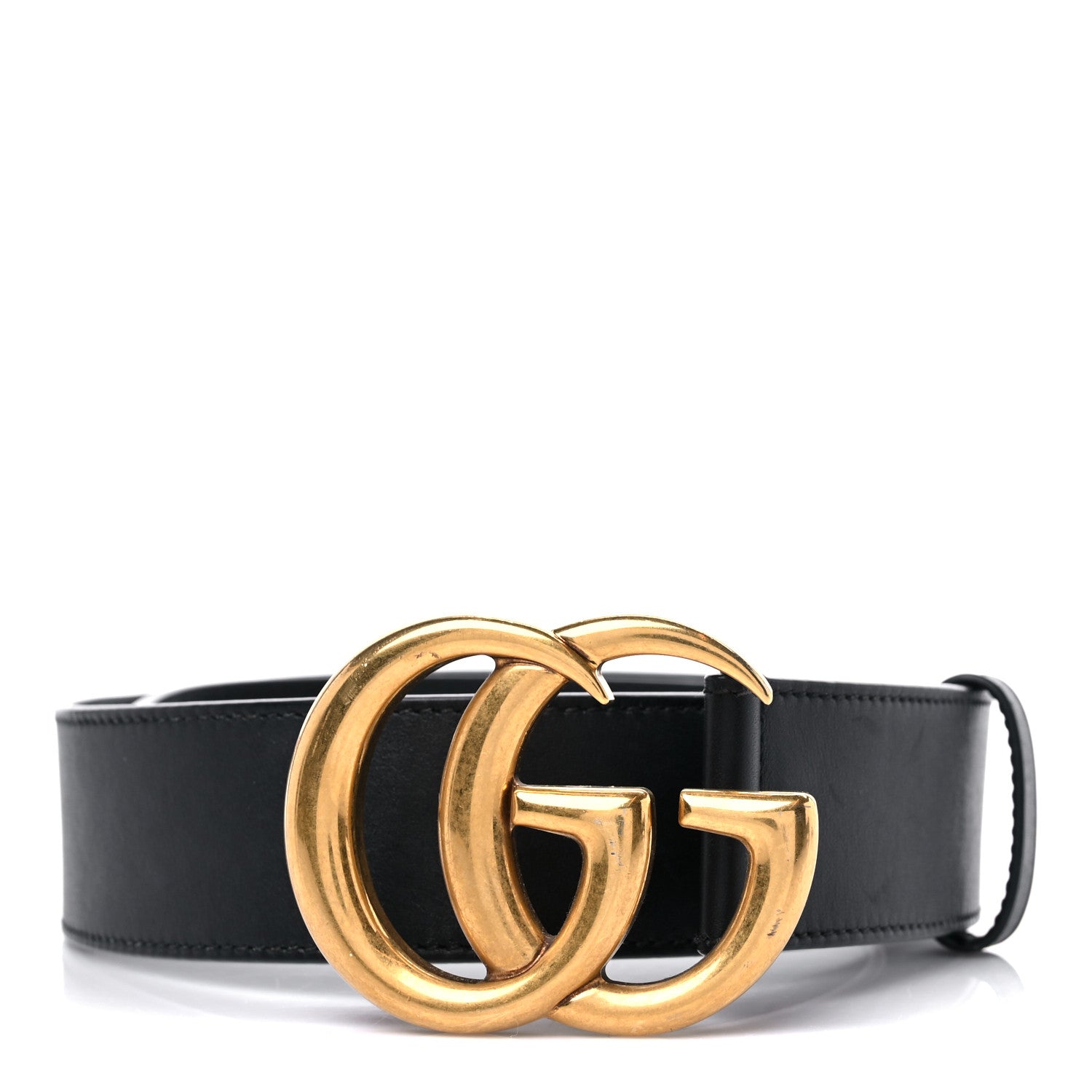 Gucci Calfskin Double G 40mm Belt 70 28 Black 1 of 7