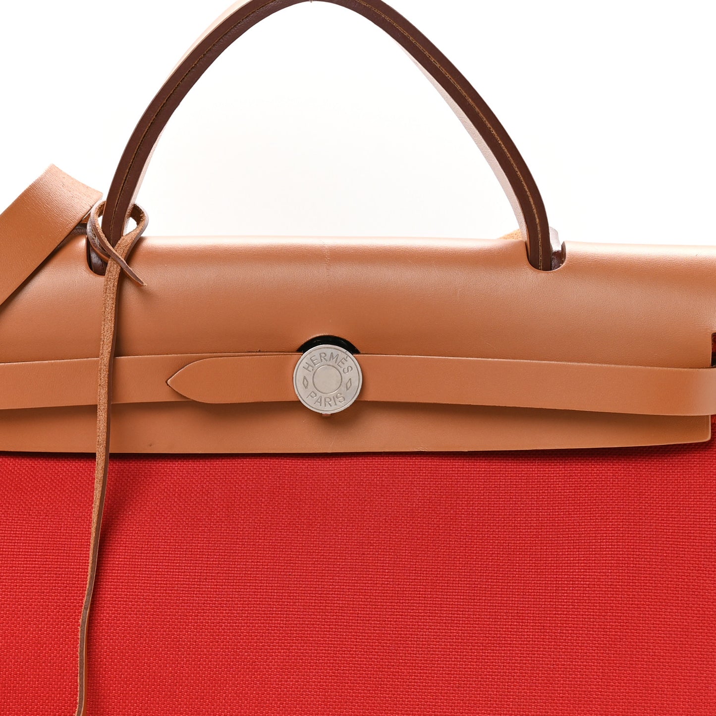 Vache Hunter Toile Herbag Zip 31 PM Rouge Tomate Natural