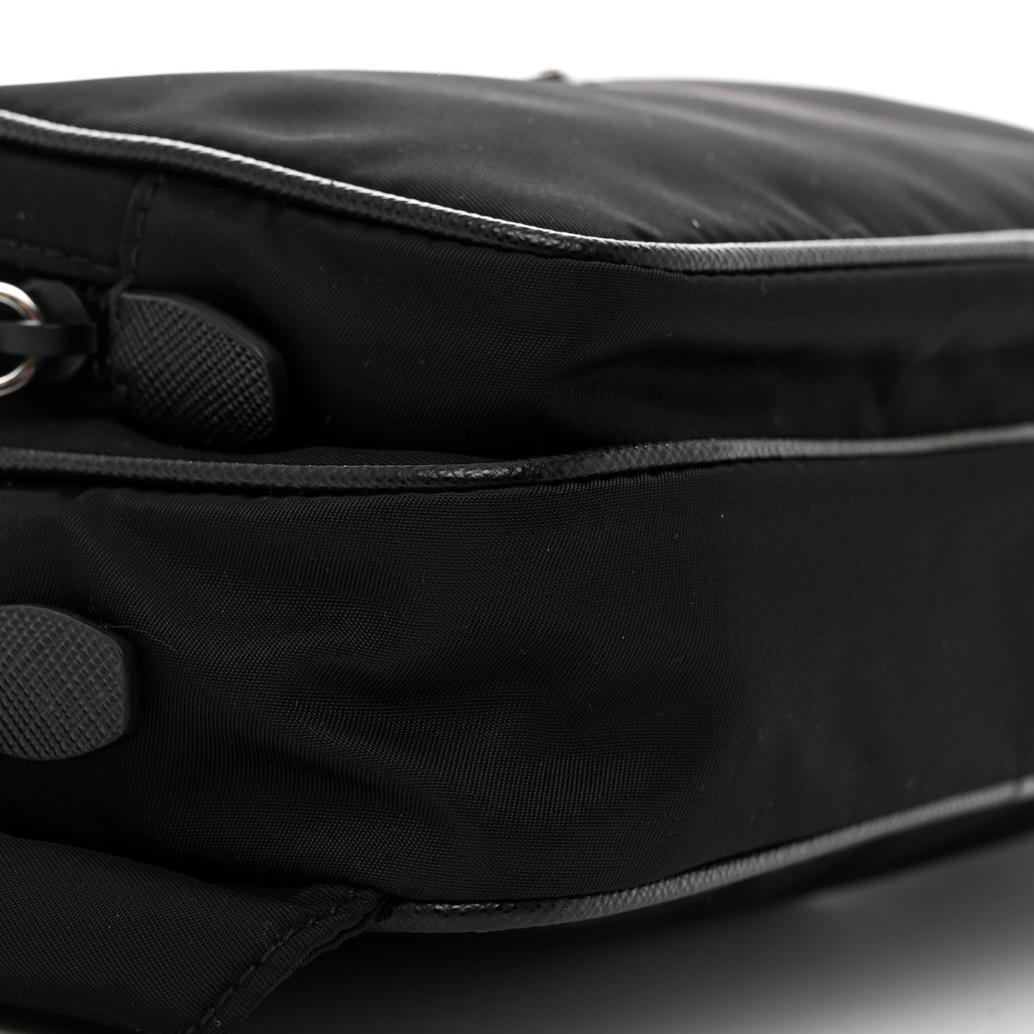 Prada Re-Nylon Saffiano Belt Bag L Black 9 of 11