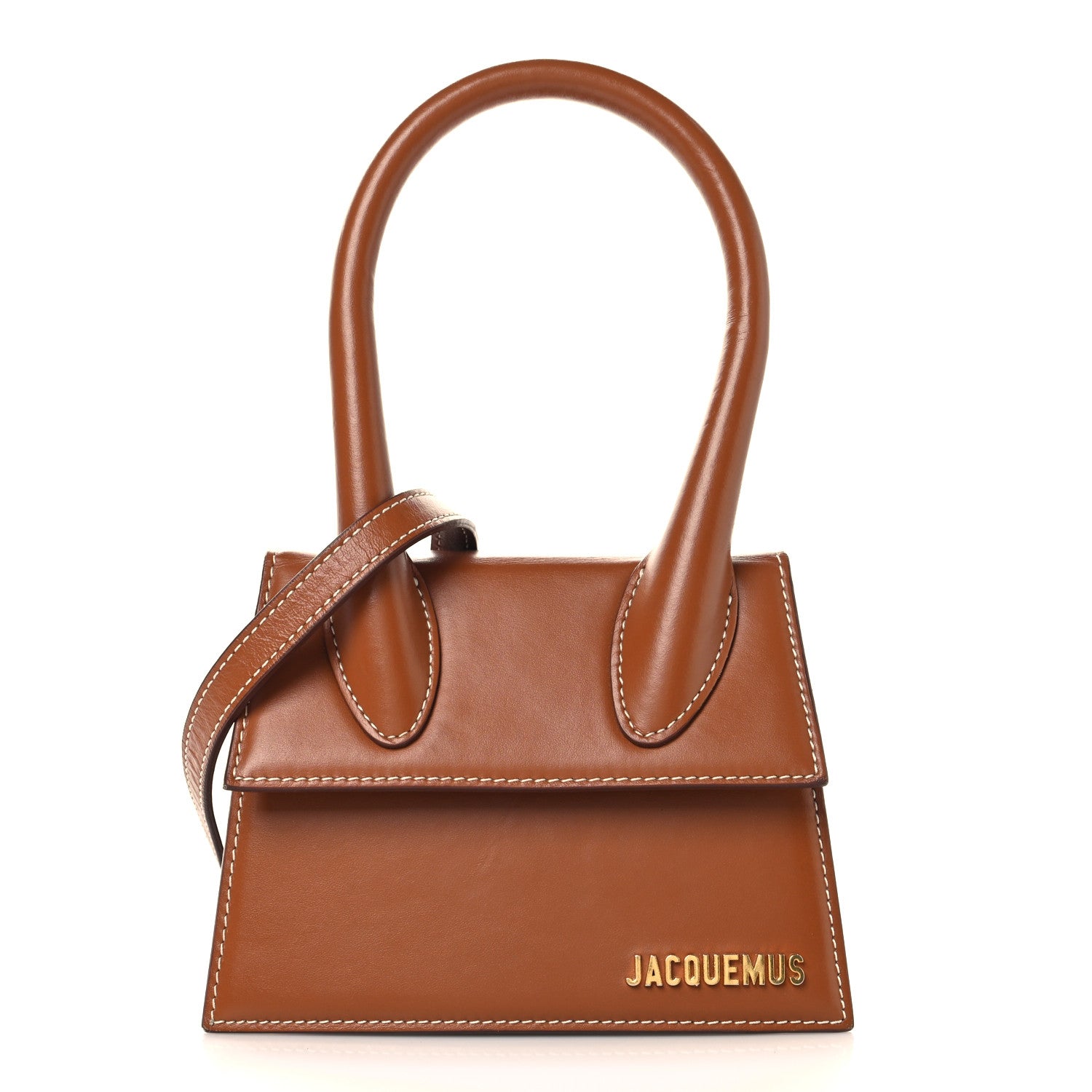 Jacquemus Smooth Calfskin Le Chiquito Moyen Light Brown 1 of 9