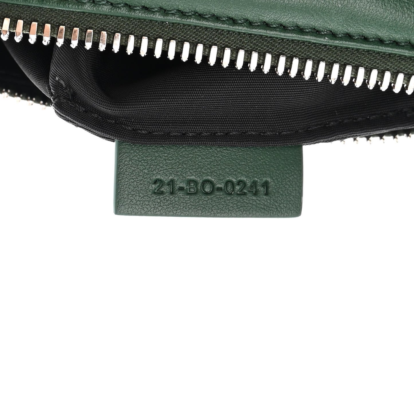 Galaxy Calfskin Oblique World Tour Saddle Belt Bag Green