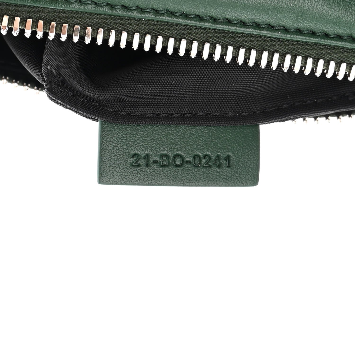 Christian Dior Galaxy Calfskin Oblique World Tour Saddle Belt Bag Green 7 of 11