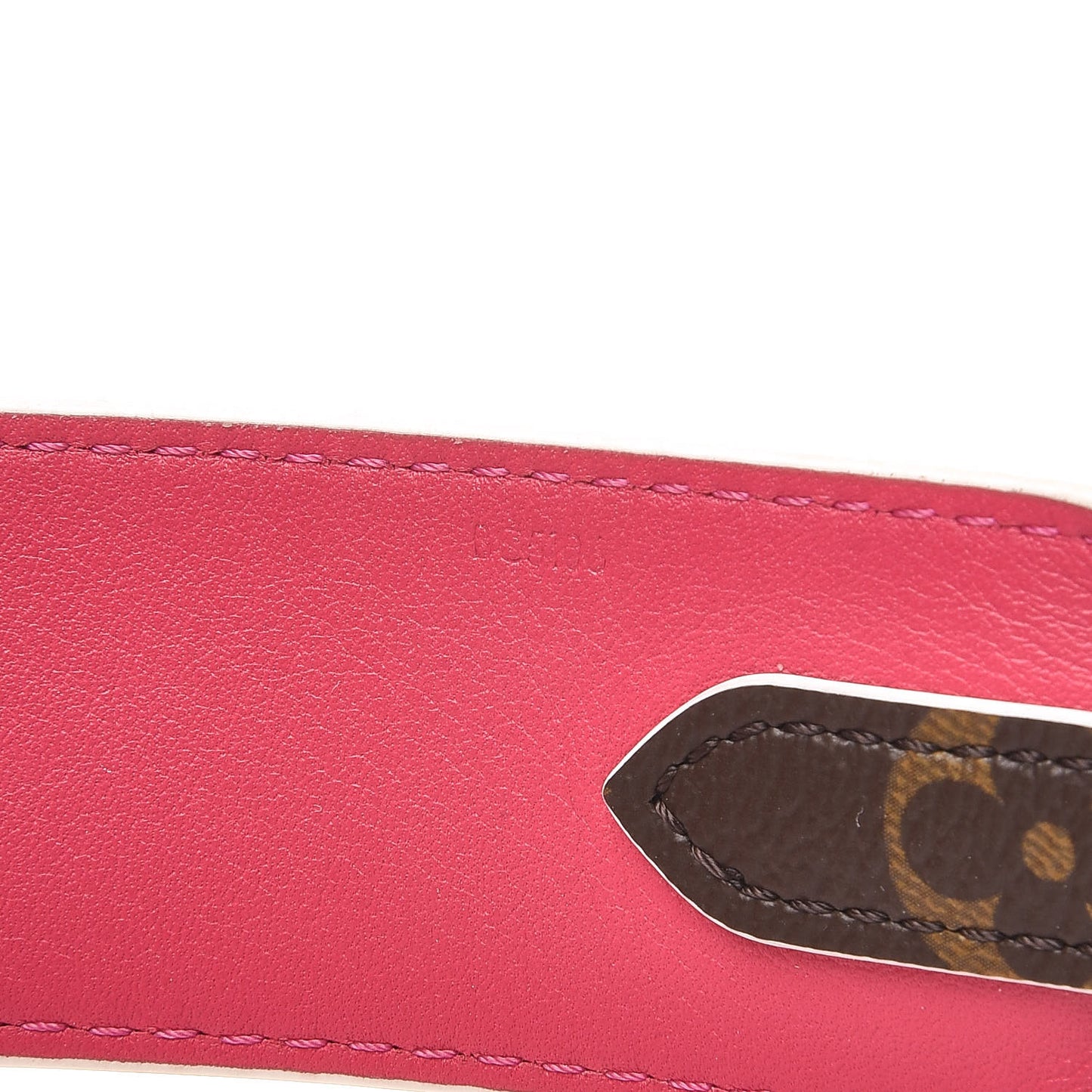 Monogram Bandouliere Shoulder Strap Hot Pink