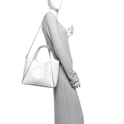 Stella McCartney Eco Alter Nappa Perforated Crossbody Tote White 2 of 10