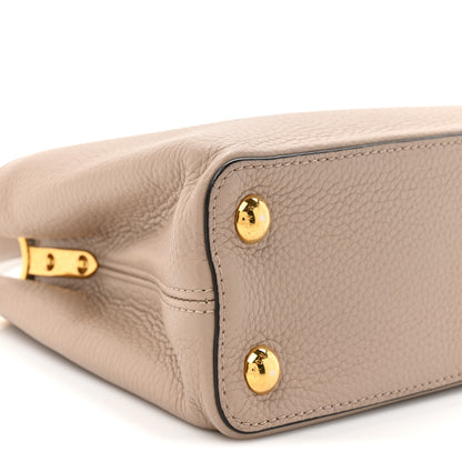 Louis Vuitton Taurillon Capucines BB Galet 10 of 14