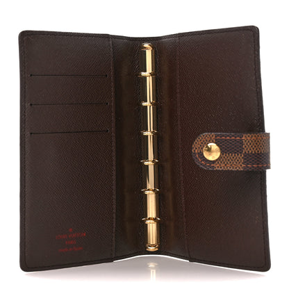 Louis Vuitton Damier Ebene Small Ring Agenda Cover 5 of 11
