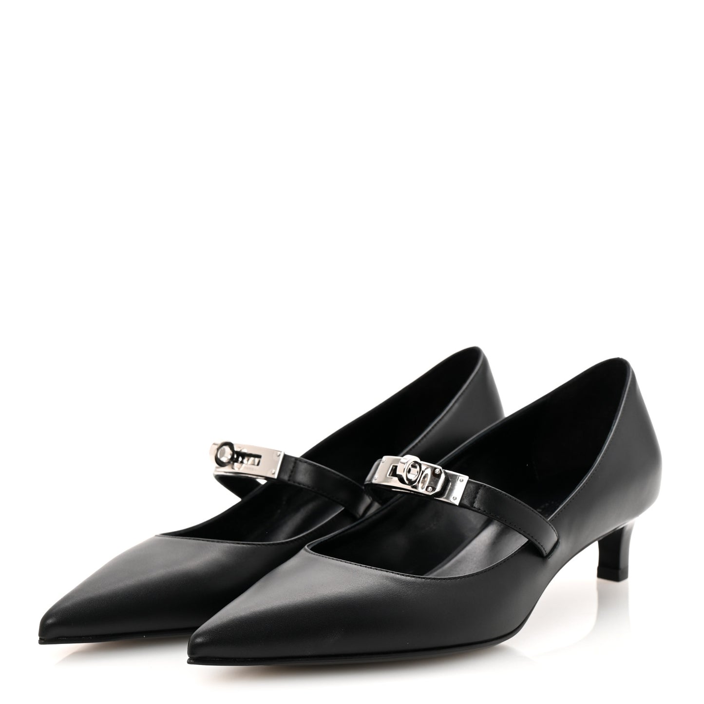 Calfskin Kiara 40 Pumps 36.5 Black