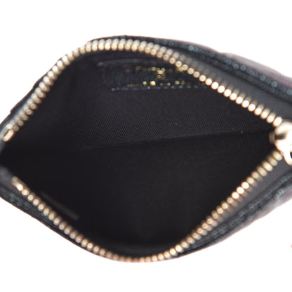 Chanel Iridescent Caviar Quilted Flap Zip Card Holder Black 5 of 8