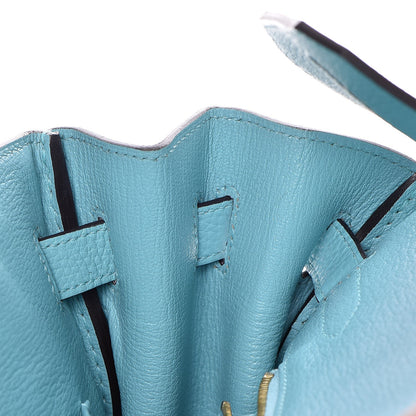 Hermes Togo Birkin 30 Bleu Atoll 13 of 35