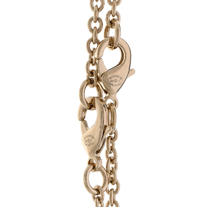 Chanel Crystal Gripoix Clover Heart CC Friendship Necklace Set Gold Multicolor 4 of 7