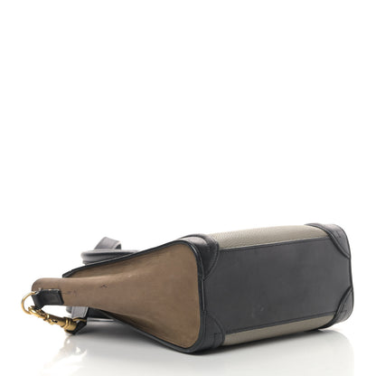 Celine Smooth Drummed Calfskin Nano Tri-Color Luggage Stone 4 of 16