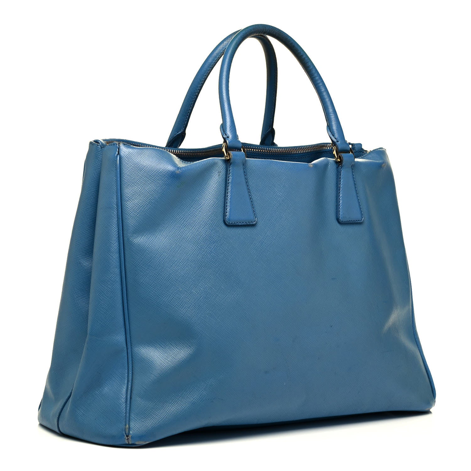 Prada Saffiano Medium Galleria Double Zip Tote Cobalto 2 of 25