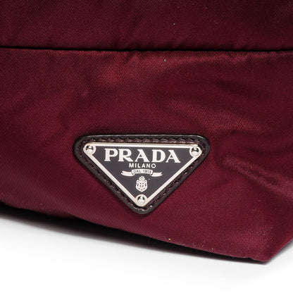 Prada Tessuto Nylon Shopping Tote Bordeaux 11 of 11