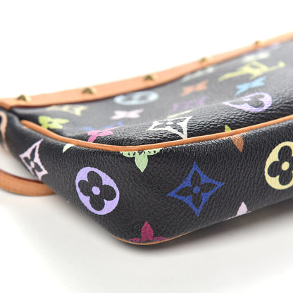 Louis Vuitton Monogram Multicolor Pochette Accessories Black 9 of 12