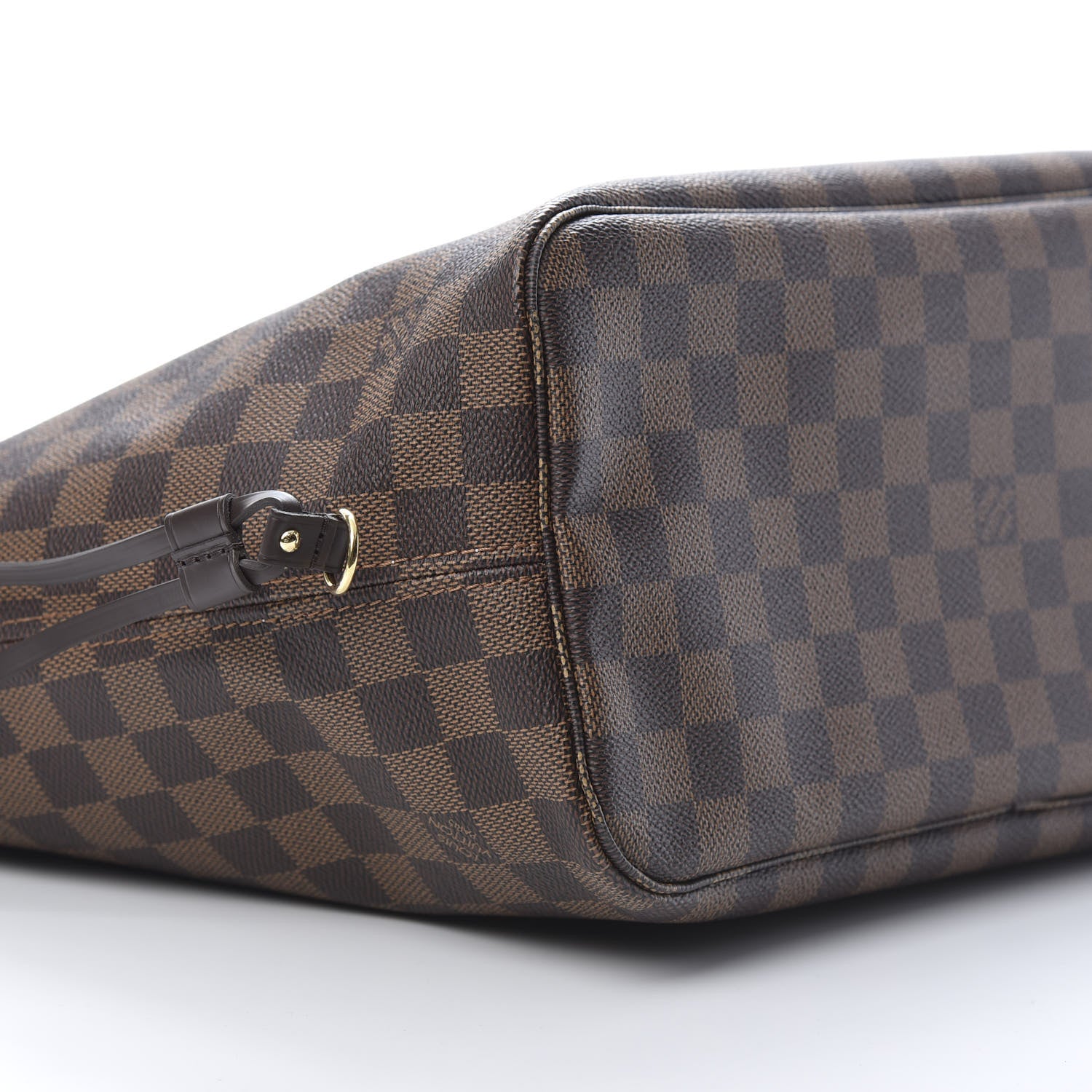 Louis Vuitton Damier Ebene Neo Neverfull MM Rose Ballerine 10 of 11