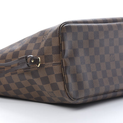 Louis Vuitton Damier Ebene Neo Neverfull MM Rose Ballerine 10 of 11