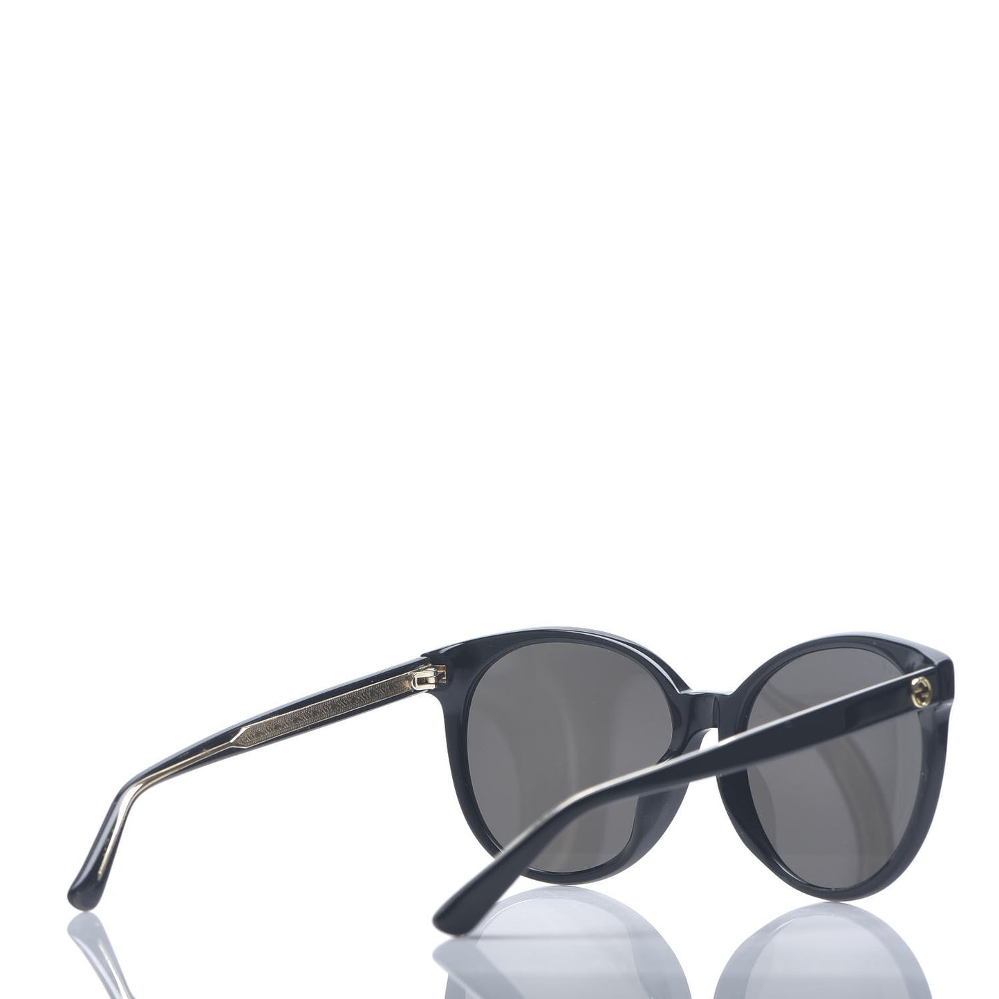 Round GG3833/FS Sunglasses Black