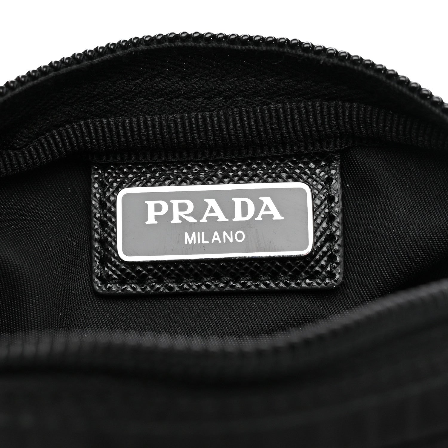 Prada Nylon Tessuto Cosmetic Pouch Black 6 of 7