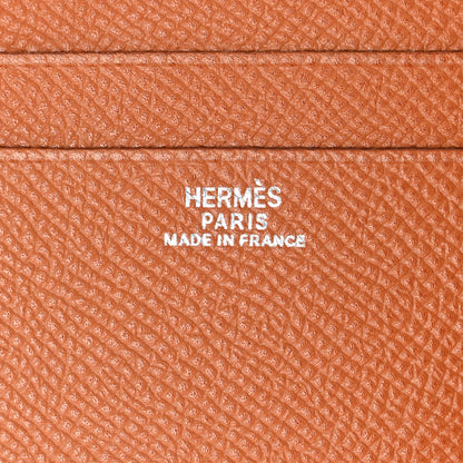 Hermes Epsom MC2 Copernic Compact Colorblock Wallet Gold 6 of 10