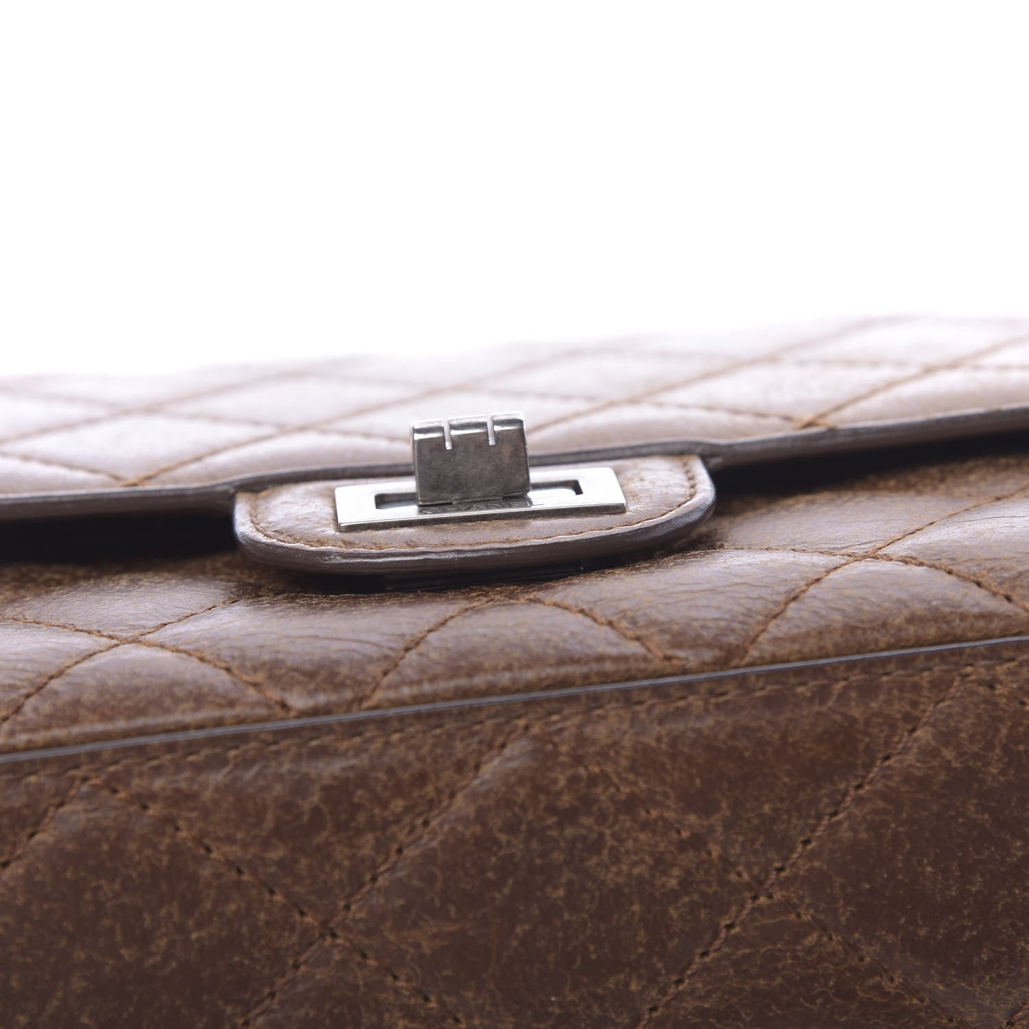 Chanel Aged Calfskin Quilted 2.55 Reissue 226 Flap Light Brown 18 of 19
