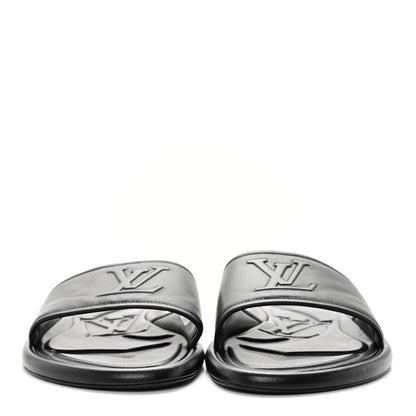 Louis Vuitton Lambskin Magnetic Flat Mule 36 Black 2 of 9