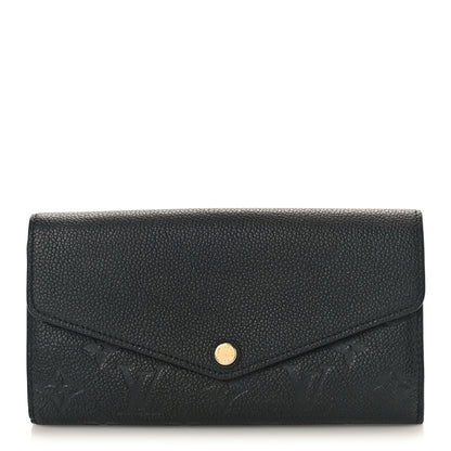 Louis Vuitton Empreinte Sarah Wallet NM Black 1 of 8