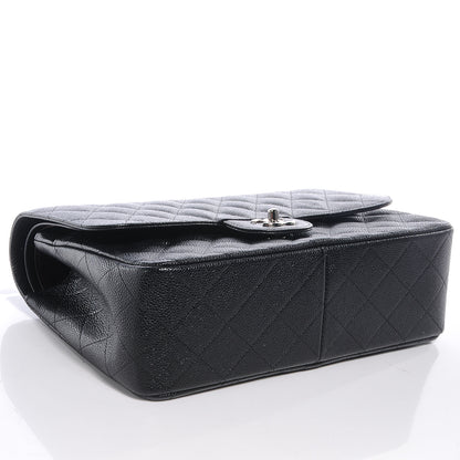 Chanel Caviar Quilted Jumbo Double Flap Black 4 of 8