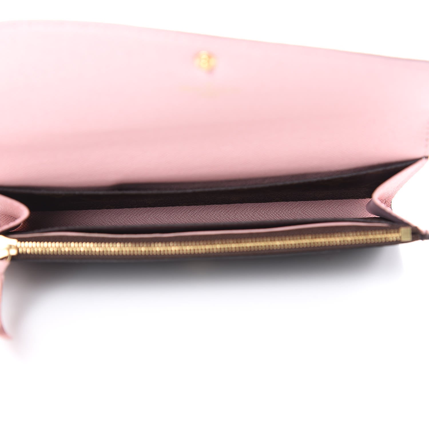 Louis Vuitton Monogram Emilie Wallet Rose Ballerine 5 of 10