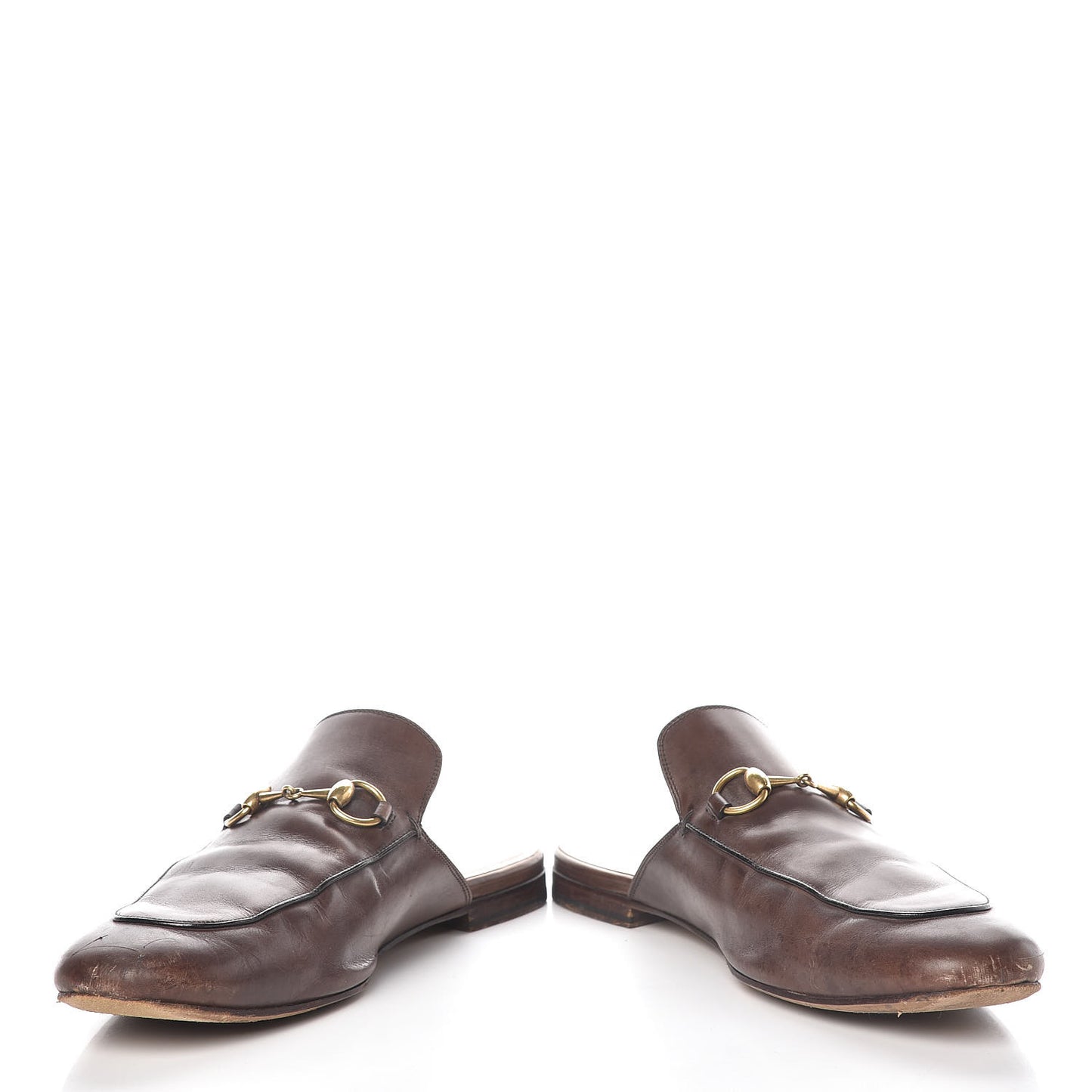 Calfskin Mens Princetown Slippers 11 Fondente Brown