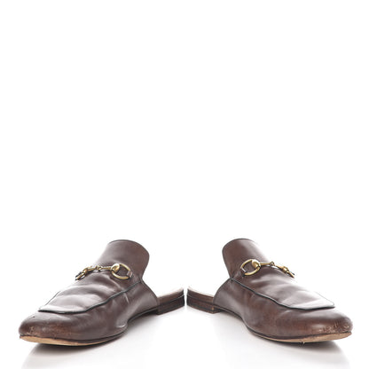Gucci Calfskin Mens Princetown Slippers 11 Fondente Brown 5 of 18