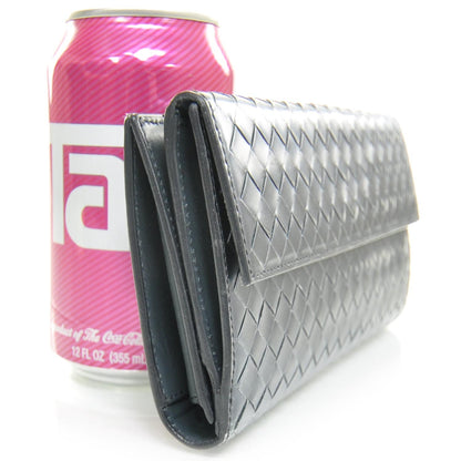 Bottega Veneta Nappa Intrecciato Continental Wallet Metallic 3 of 9