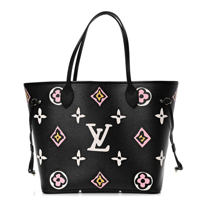 Louis Vuitton Monogram Giant Wild At Heart Neverfull MM Black 1 of 4