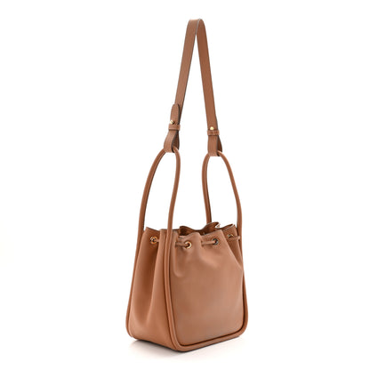 Prada Soft Calfskin Mini Darling Bucket Bag Caramel 3 of 10