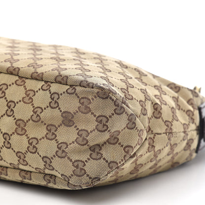 Gucci Monogram Medium Horsebit Chain Hobo Dark Brown 9 of 13