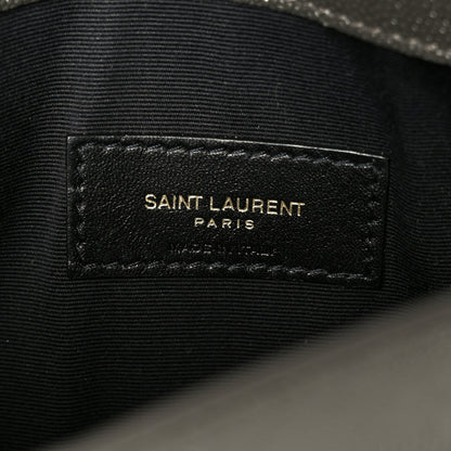 Saint Laurent Grain De Poudre Uptown Pouch Pebble 6 of 8