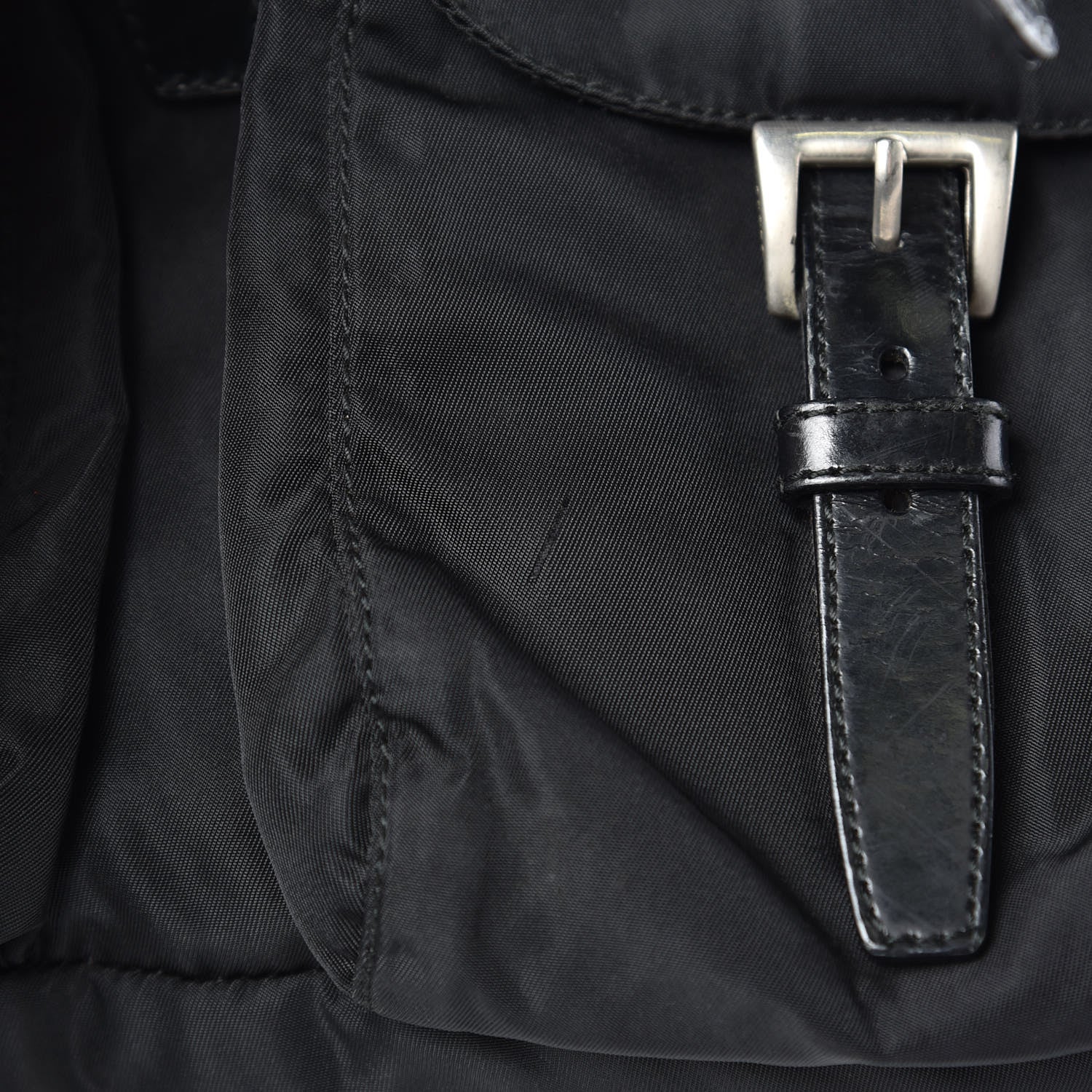 Prada Nylon Vela Medium Backpack Black 8 of 9