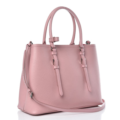 Prada Saffiano Cuir Small Double Handle Tote Pesco 4 of 12