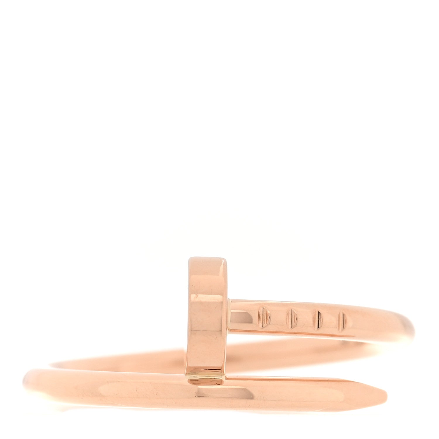 Cartier 18K Pink Gold Small Juste Un Clou Ring 50 5.5 1 of 5