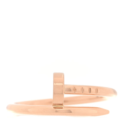 Cartier 18K Pink Gold Small Juste Un Clou Ring 50 5.5 1 of 5