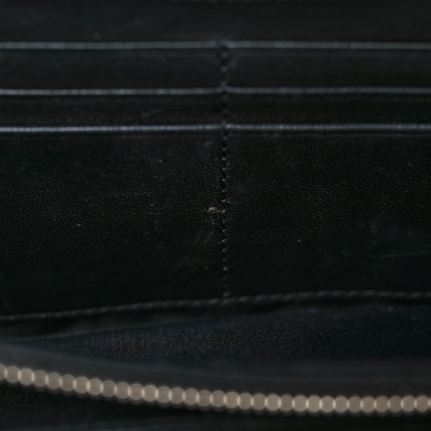 Christian Dior Lambskin Cannage Miss Dior Chain Wallet Black 11 of 14